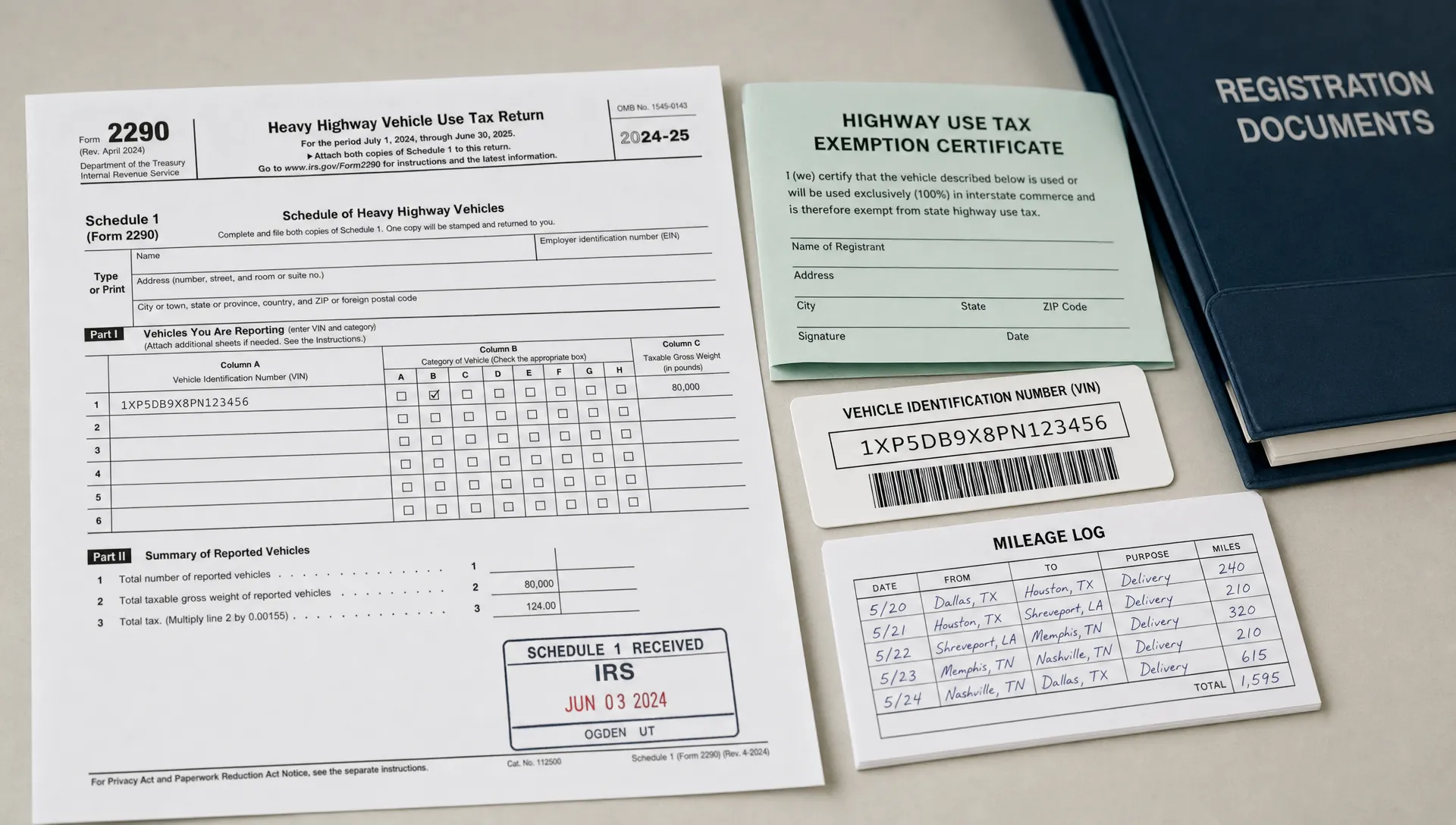 Highway-Use Tax Exemption Certificate: A Complete Guide for Truck Owners